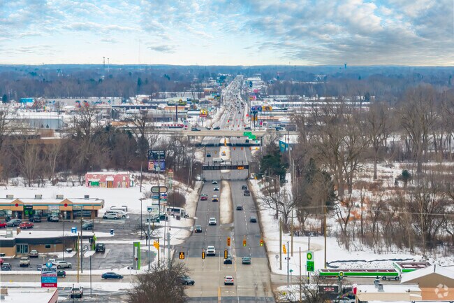 Dort Highway gives College Cultural Neighborhood access to car repair shops and restaurants.