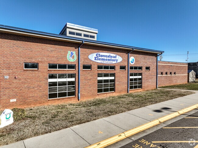 An alternate view of Cloverleaf Elementary School in Statesville.