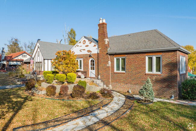 Bellefontaine features brick cottages that are popular throughout historic St. Louis areas.