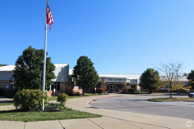 James A Caywood Elementary School serves students in the Crestview Hills community.