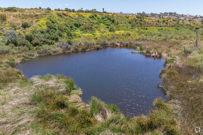 Large blue ponds are found in Otay River Park.
