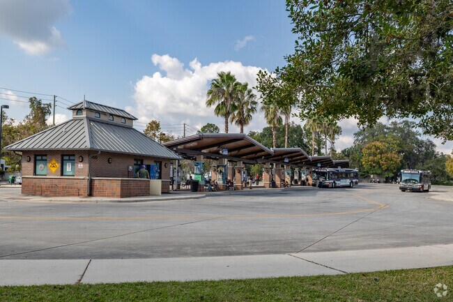 Rosa Parks regional transit station sits next to Porter's Community.