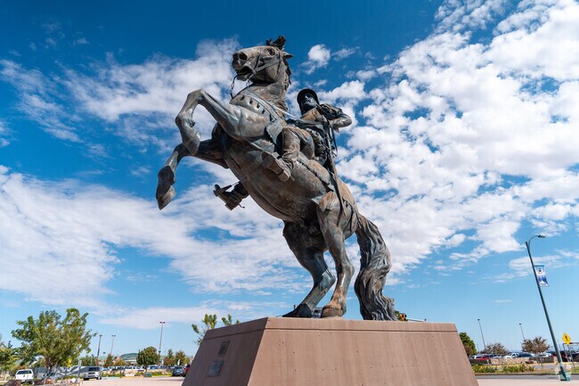 Standing at 36 feet, The Equestrian is the world's largest bronze equestrian statue.