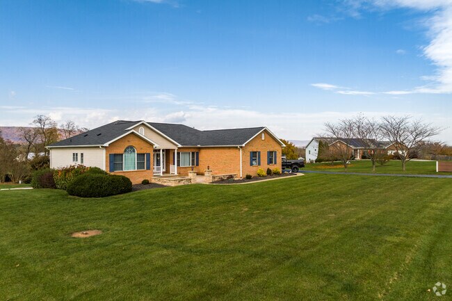 Newly built ranch-style homes with unique architectural can be found throughout the community.