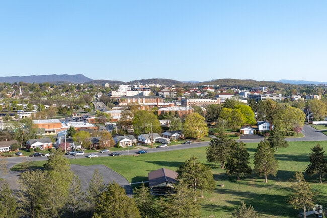 Sunset Heights offers scenic mountain views that add to the neighborhood’s charm.