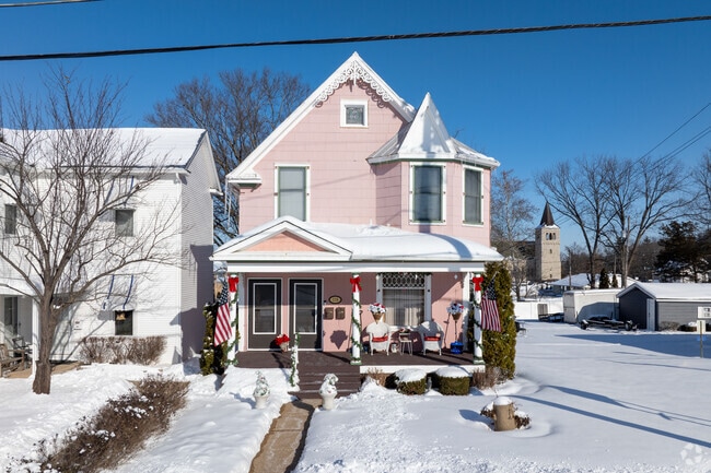 Homes built in the early 20th century dot the streets of old town in O'Fallon.