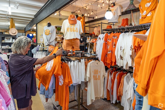 Ladies will be able to find their UT Vols gear at locally owned Birdie's Boutique.