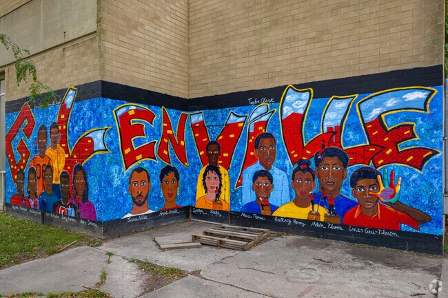 The Glenville neighborhood is located just east of downtown Cleveland.