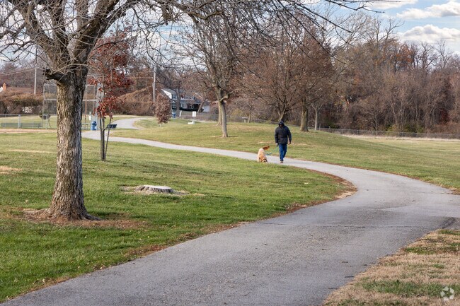 Residents can walk their dog in 
St. Vincent Park located in the Greendale neighborhood.