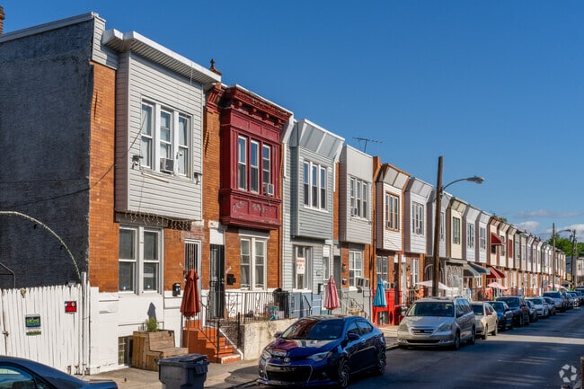 Residential streets in Hunting Park are tighter in design with a tight-knit community feel.