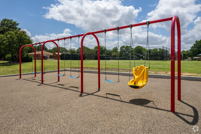 Yale Elementary School has an accessible swing for its students.