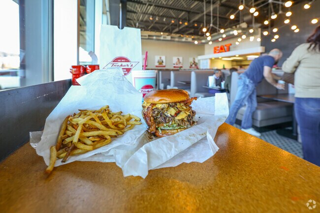Order The Mother Tucker at Tucker's in Glenbrook, over a pound of beef and onion.