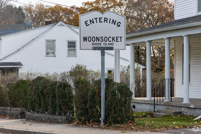 North End Woonsocket sits right near the border of Blackstone, MA.