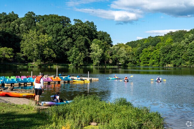 Paddle boats and Kayaks are available for Warren residents to rent at the Mill Stream Metropark.