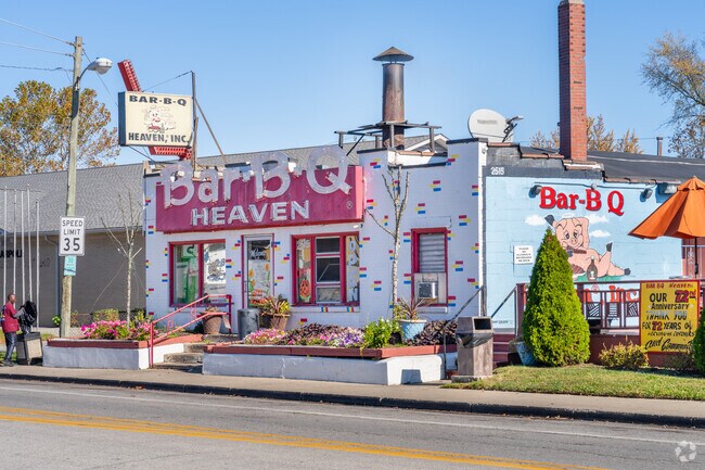 Bar-B-Q Heaven in Crown Hill is a known space for locals to enjoy a good dining experience.