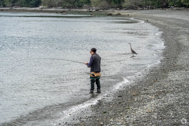 Freeland residents have easy access to fishing and hiking.