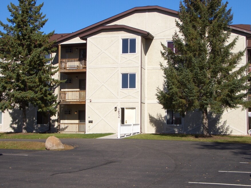 front of 24 unit building