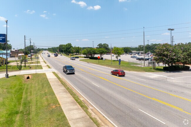 Moffett Road is the main road leading in to Semmes.