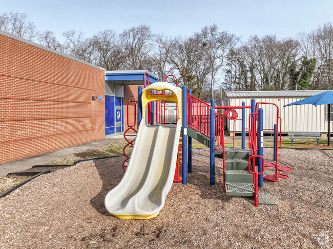 The playground at Sharon School in Charlotte.