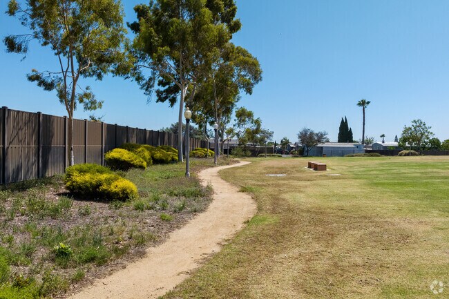 Davenport Park offers a walking path around the playing fields in Long Beach.