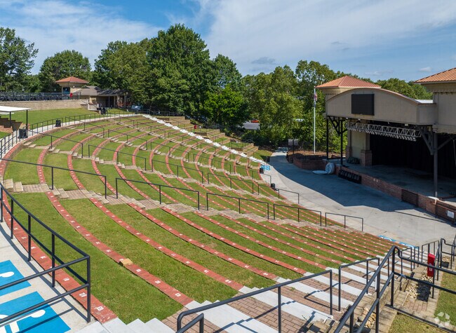 The Ville Amphitheater is an outdoor concert venue with amazing night life.