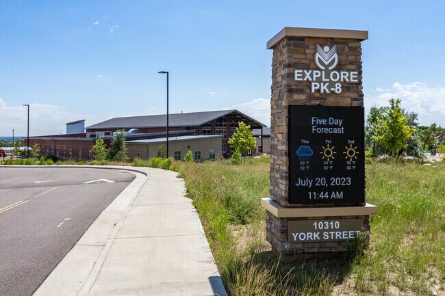 Explore K-8 School is located in the Quimby neighborhood of Thornton, Colorado.