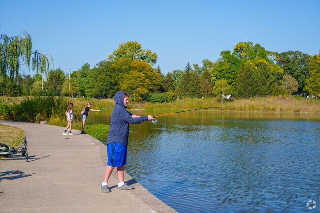 Bring your fishing rod to Armstrong Park and enjoy reeling one in from the pond.