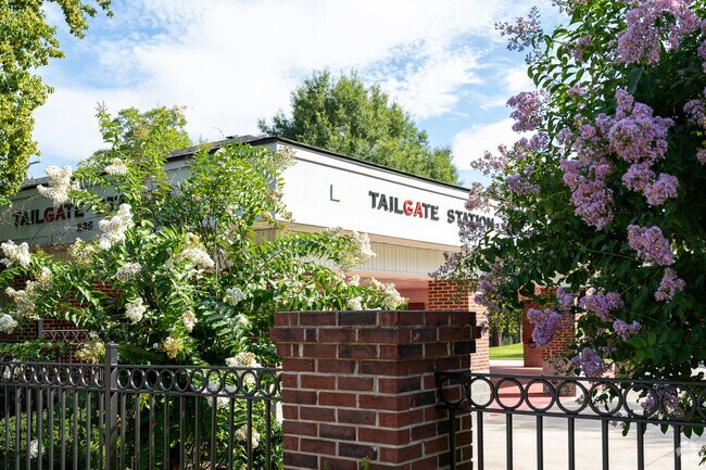 Tailgate Station offers reserved parking spaces for football games.