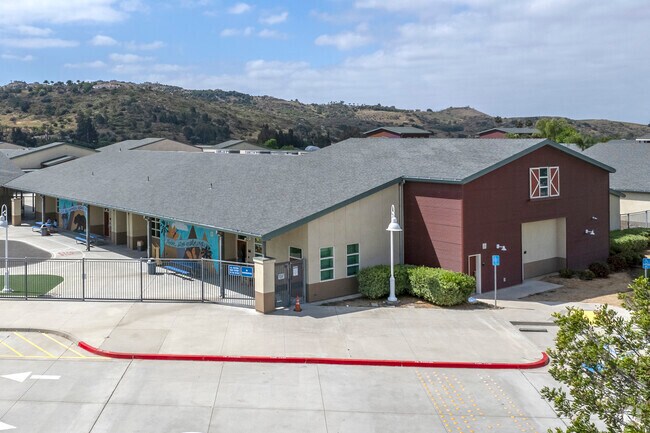 The entrance of the Bonsall Elementary School in Bonsall.