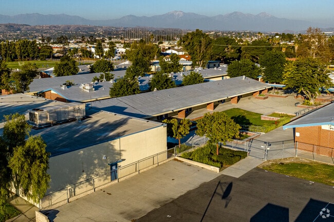 View of the campus at Alvarado Intermediate School in Rowland Heights