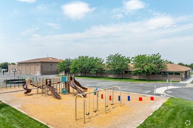 Playgrounds at Lake Ridge Elementary.