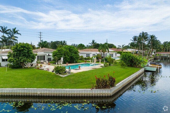 Lake Clarke family homes have beautiful views of the water.