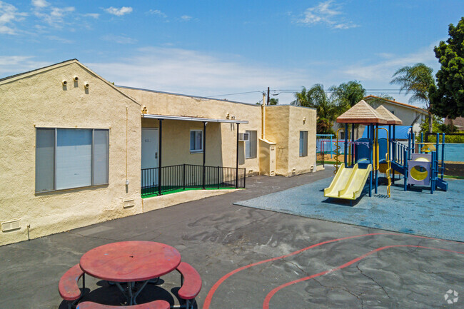 There is a playground for the kids to blow of some steam at Harbor Christian School.