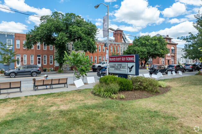 Francis Scott Key Elementary/Middle School in Baltimore has 589 students.