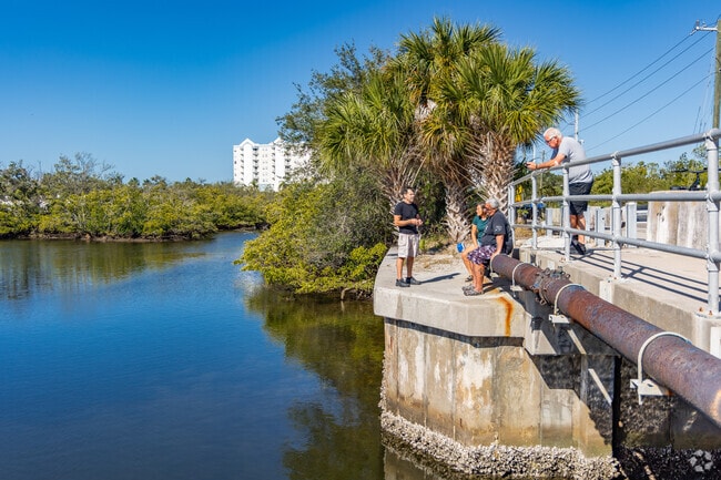 Flor-A-Mar often run into neighbors and end up having a few laughs.
