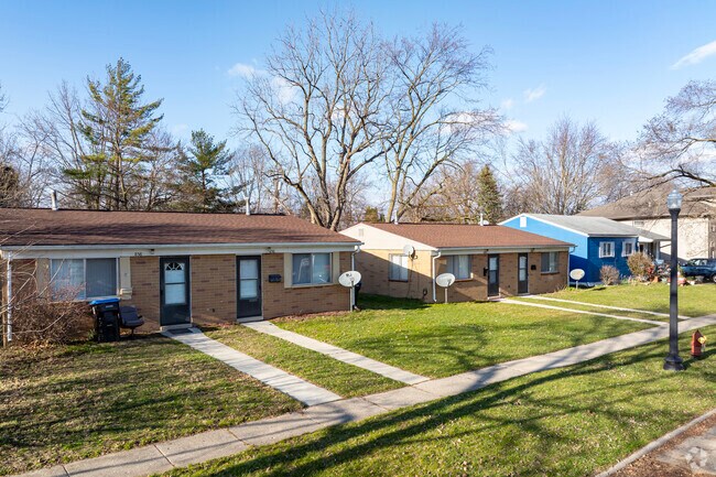 Shaded ranches are a common sight throughout Heritage Park.
