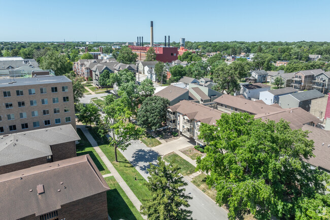 Campustown is Champaign-Urbana’s student housing sector.