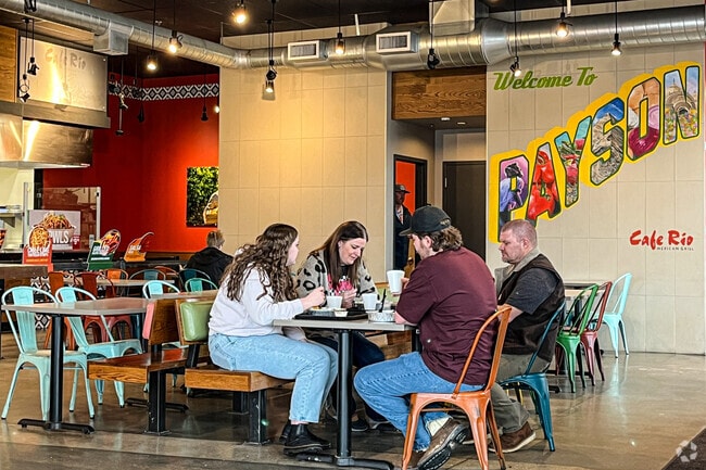 Cafe Rio, located near the Santaquin neighborhood, is a local favorite.