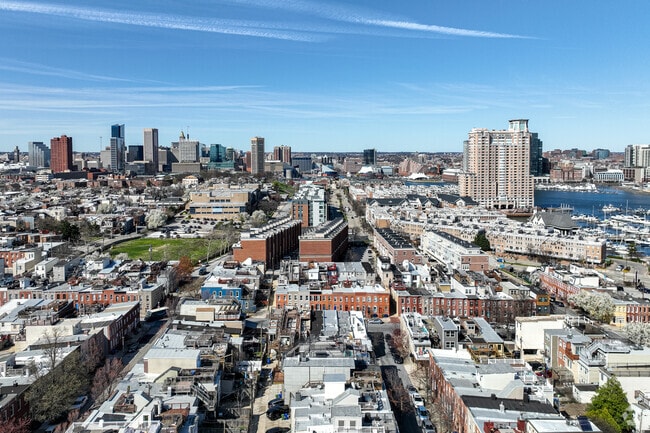 Riverside is south of Downtown Baltimore.