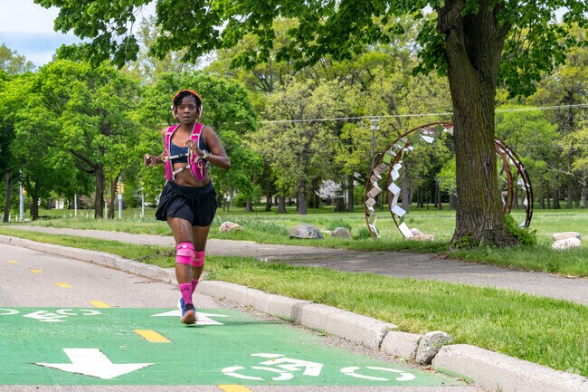 Run, walk, or bike along the new bike paths running down Warren Ave and through Chandler Park.