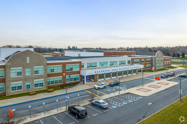 Nazareth Area Middle School in Bushkill Township prepares young minds for success.