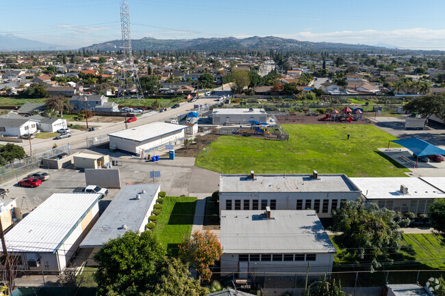 Interior of Montebello Gardens Elementary School in Pico Rivera, Ca.