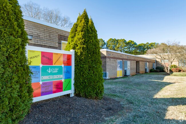 Jefferson Elementary School foundations sign.