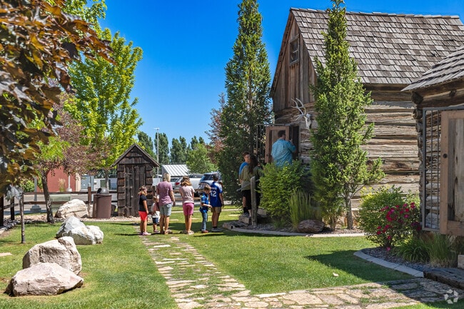 Hyrum residents get treats at Hyrum Museum Candy Cabin Store.