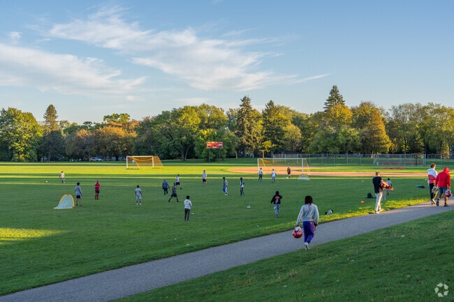 Highland Park Middle School has shared activity fields with the High School.