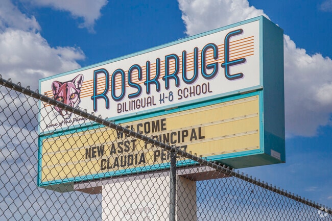 The Roskruge Bilingual Magnet K-8 School offers a dual language immersion model for students.