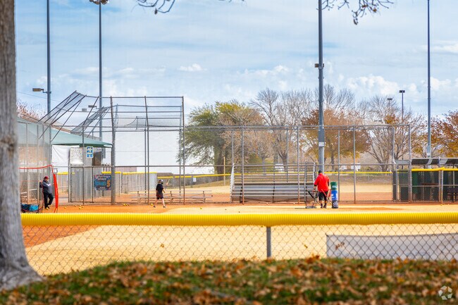Families and kids can practice baseball at Children's Memorial Park in Woodcrest.