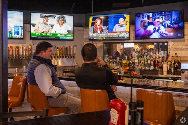 Wood & Iron is a local favorite in Robious to enjoy game day.