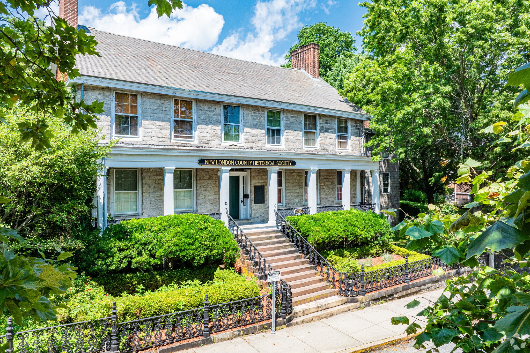 Visit the New London Historic Society and learn about all the historic homes right in Coit.
