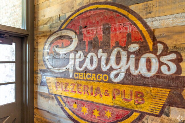 Grorgio's is a pizza and pub near Prairie Grove.